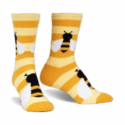 Bee Cozy Slipper Sock