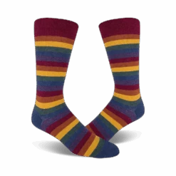 Heather Rainbow Striped